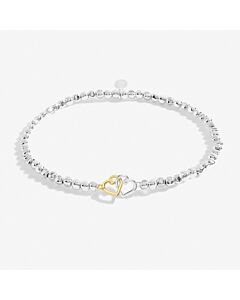 Joma Jewellery Forever Yours 'So Very Proud Of You' Bracelet In Silver Plating And Gold Plating